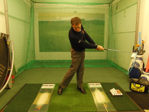 Golf Lessons Sussex - Hit Down ad Through